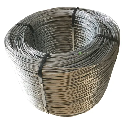 Filo di legatura elettrozincato/filo di ferro zincato/filo di acciaio zincato ad alto tenore di carbonio
